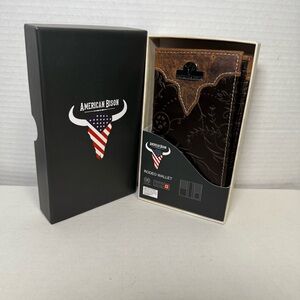 American Bison Rodeo Wallet Leather new in box